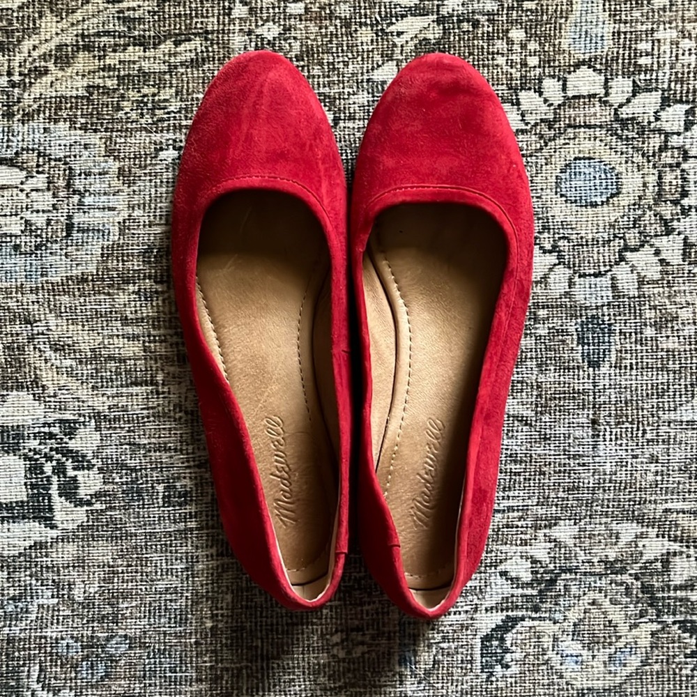 Madewell Ballet Flats - 6.5 - Red